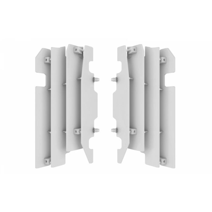 Polisport Radiator Louvers (Pair) CR125/250 01-04 White