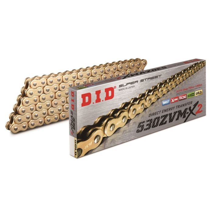 DID 530ZVM-X2 G&G Chain+Connecting link rivet type ZJ
