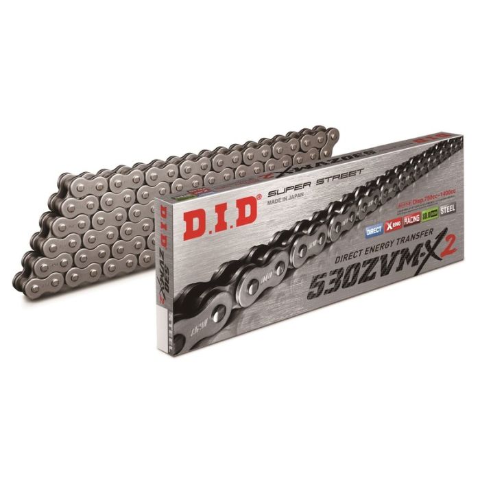 DID 530ZVM-X2 Chain+Connecting link rivet type (ZJ)