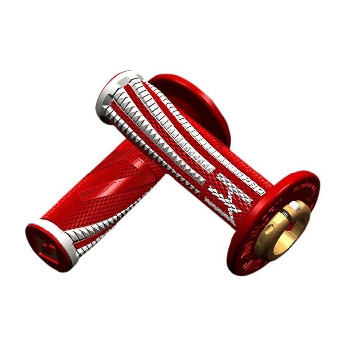 ODI EMIG PRO V2 Lock-On Grip - RED / White