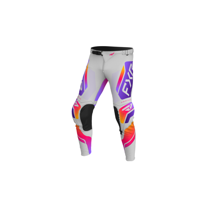 FXR Podium Relay MX Pant 26 Grey/Purple/Tang