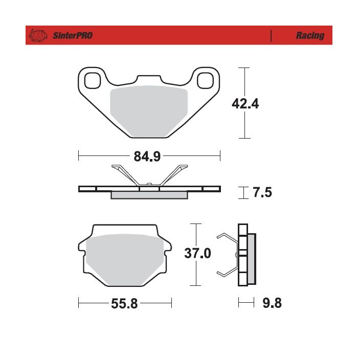 MMT Brakepad fits for KTM:125-250-300-350-500LC4 600