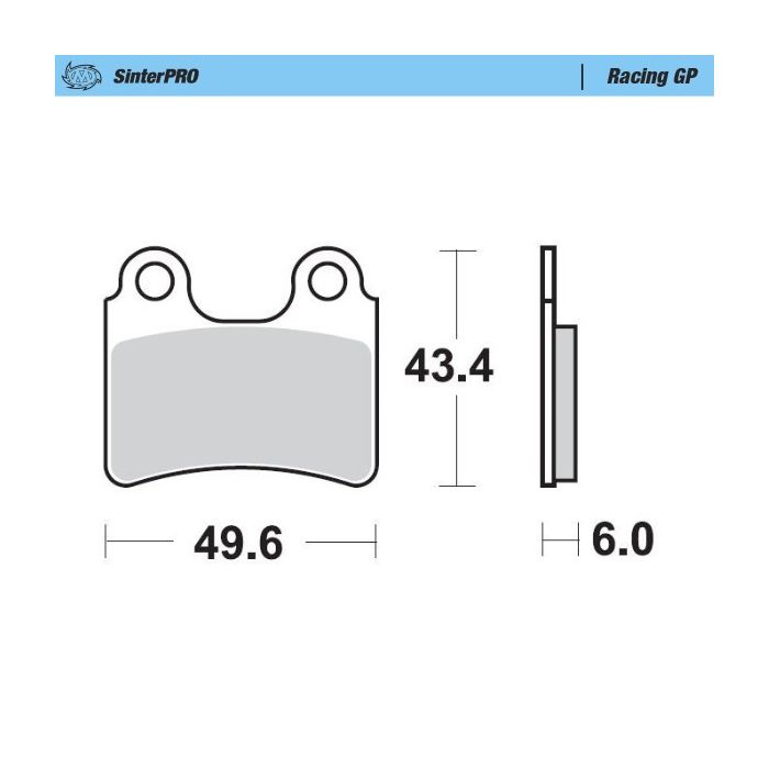 MMT Brake Pad Front Trial Racing GP Beta, GG, Sherco