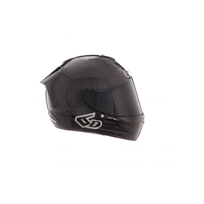 6D Helmet ATS-1R Solid Black Gloss