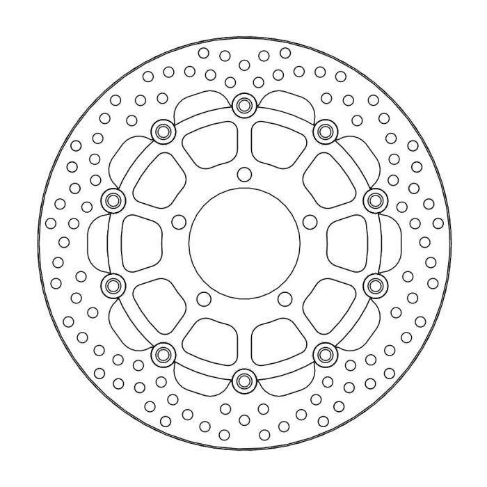 MMT Halo front disc Kawa: ZX-6R, ZX10R, ER6F, ER6N