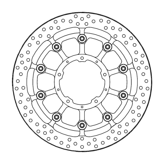 MMT Prof. Halo front disc Honda: CBR1000RR-R,SP