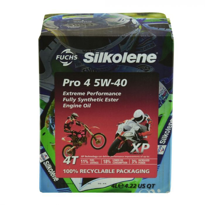 Silkolene Pro 4 Plus 5W-40 4L CUBE