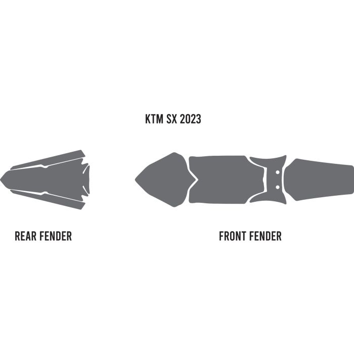 Twin Air Mud Defl- Fen Foam fits for SX/SXF 23-..