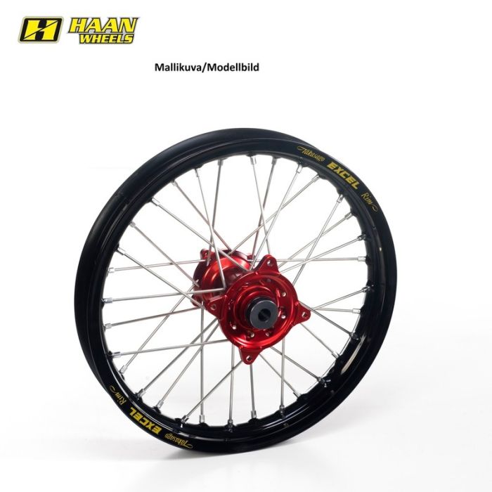Haan Wheels Rear CRF 14-.. 19-2,15 Black Rim-Red Hub