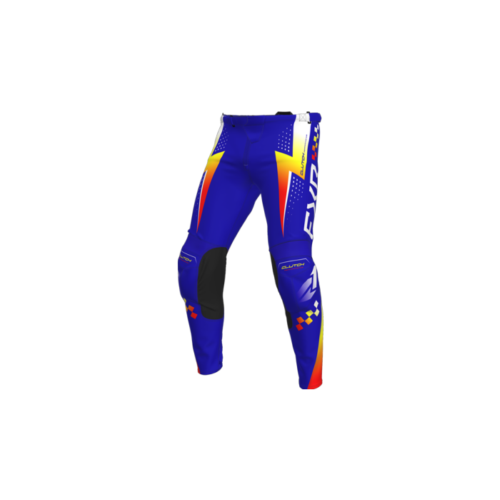 FXR Clutch Pro MX Pant 26 Royal/Yellow/Red