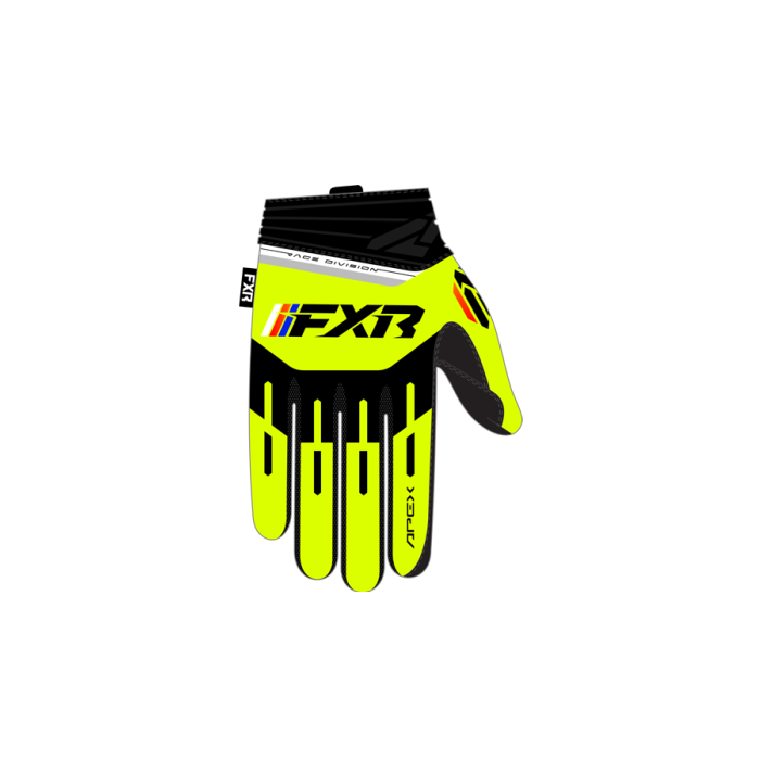 FXR Apex MX Glove 26 Hivis/Black