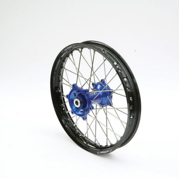 Rex Wheels Rear 19-2,15 TC&FC  23-.. BLACK RIM/BLUE HUB 22MM