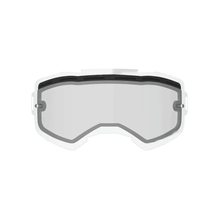 Factory Ride Dual Vented Lens W/Post - Clear