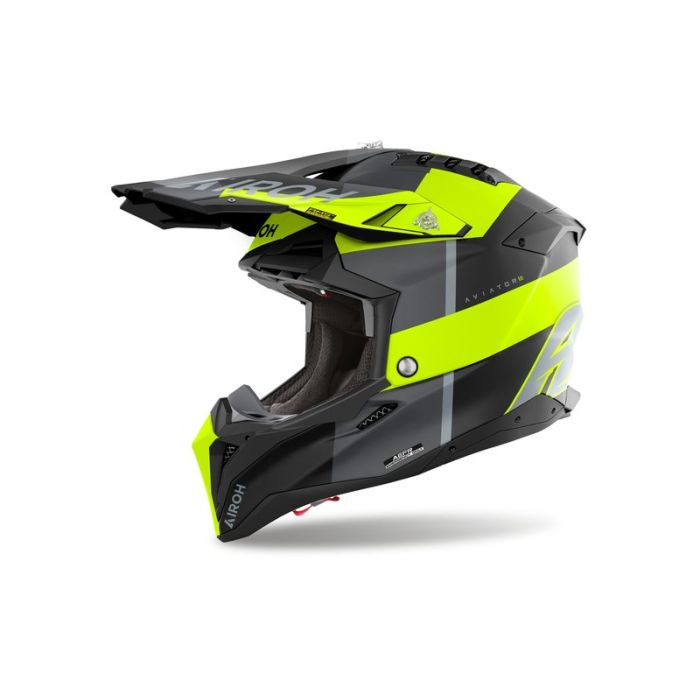 Airoh Helmet Aviator 3 Monarch Yellow Matt