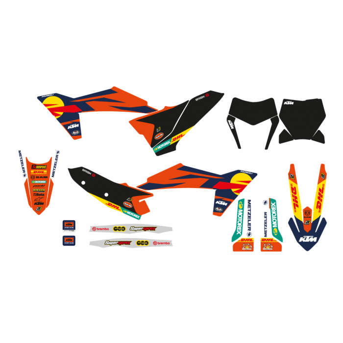 Blackbird Decal Kit Factory Fits for KTM 23