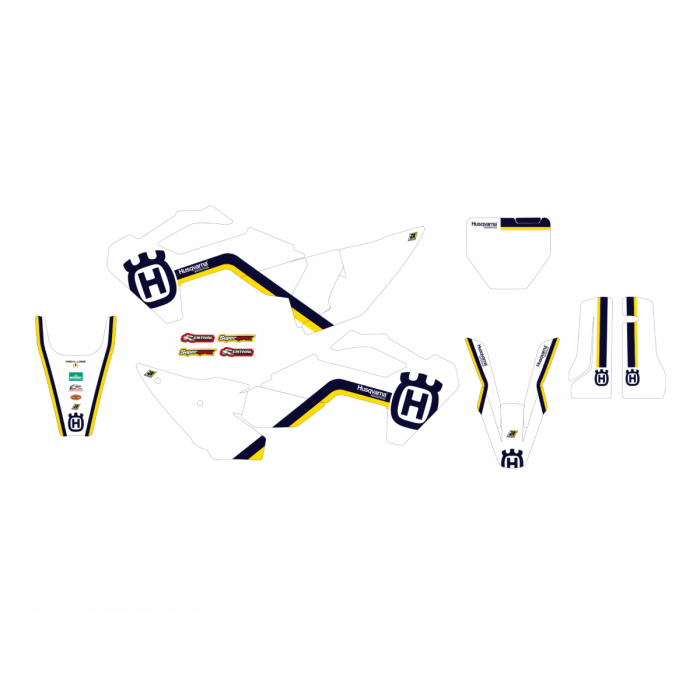 Blackbird Decal Kit Retro Husqvarna TC/FC 23