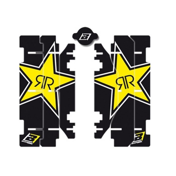 Blackb. Stick. for Rad. Louv. Rockstar World MX RMZ250 10-..