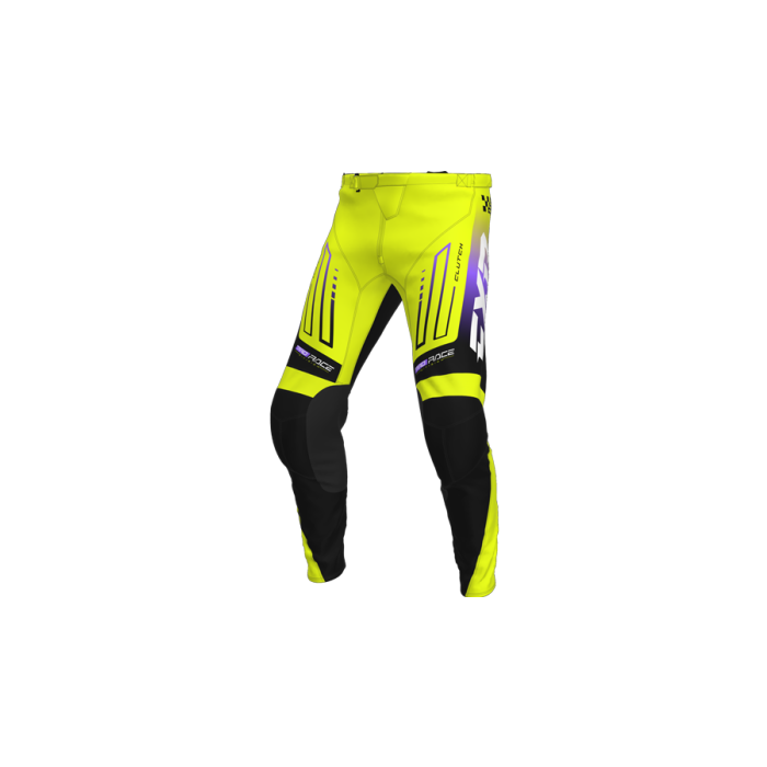 FXR Clutch MX Pant 26 Hivis/Black/Purple