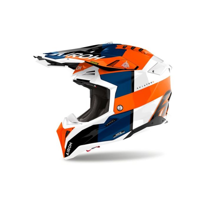 Airoh Helmet Aviator 3 Monarch Orange Gloss