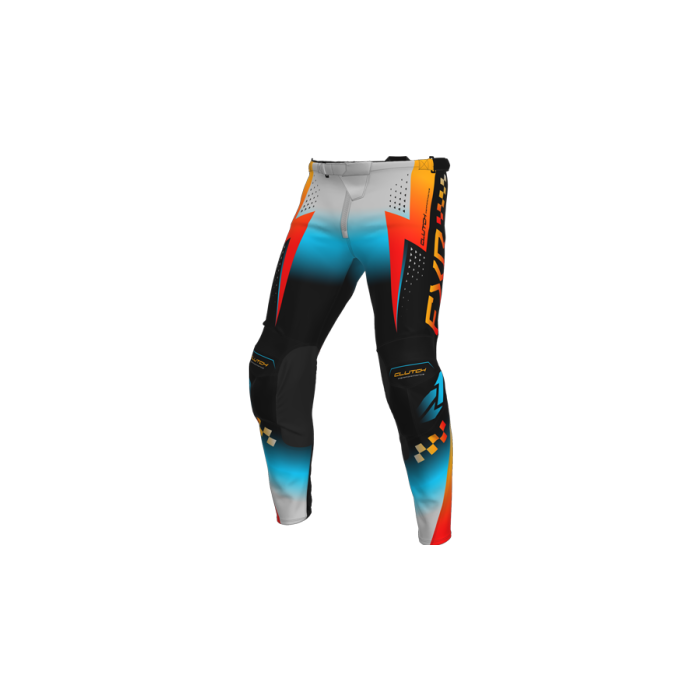 FXR Clutch Pro MX Pant 26 Grey/Sky/Orange