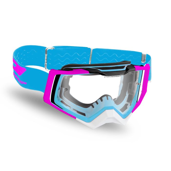*Progrip 3309TO RAPID Tear off Goggle - Turq/Fux/Black
