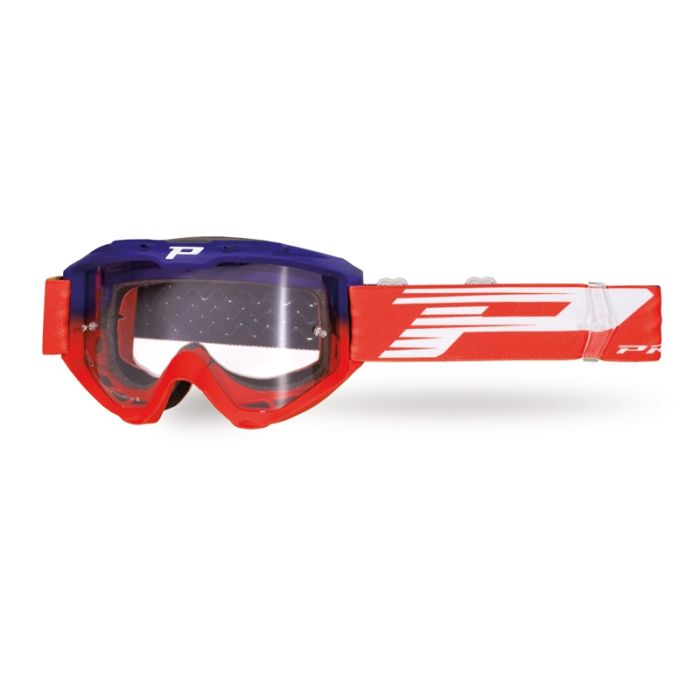 Progrip 3450 Tear off Goggle - Blue/Red