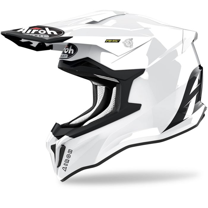 Airoh Helmet Strycker White Gloss