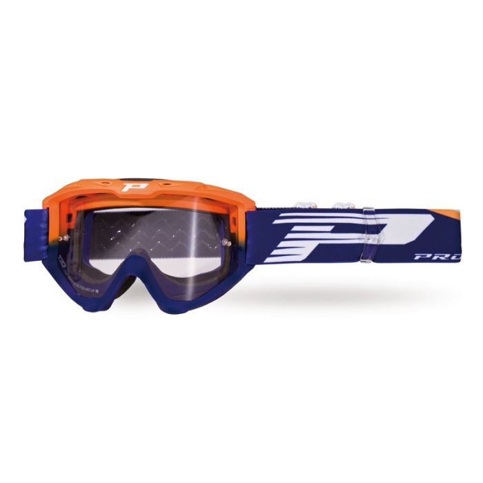 *Progrip 3450 Riot Tear off Goggle - FluoOrange/Blue