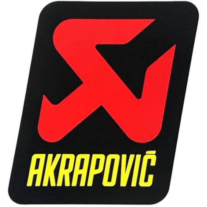 Akrapovic Sticker outside