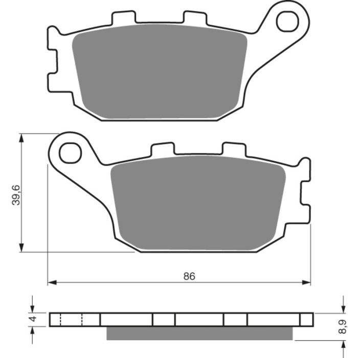 GOLDFREN Brake Pads 021 Ceramic carbon AD