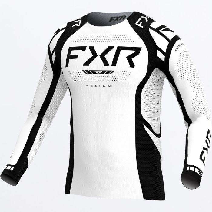 FXR Helium MX Jersey 25.7 White/Black