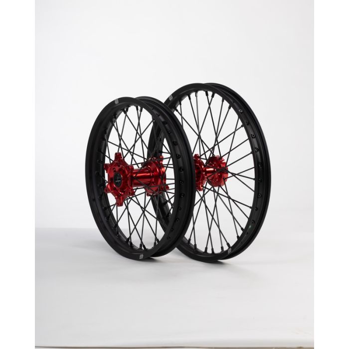 Sixty5 Honda Black/Red 1.6-21/2.15-19 MX wheel set