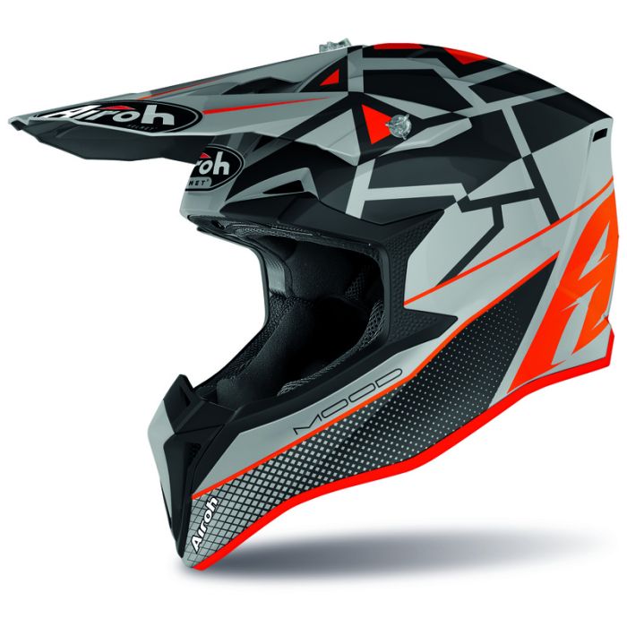 Airoh Helmet Wraap Youth Mood Orange Matt
