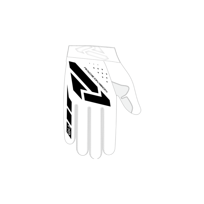 FXR Reflex Air MX Glove 26 White/Black