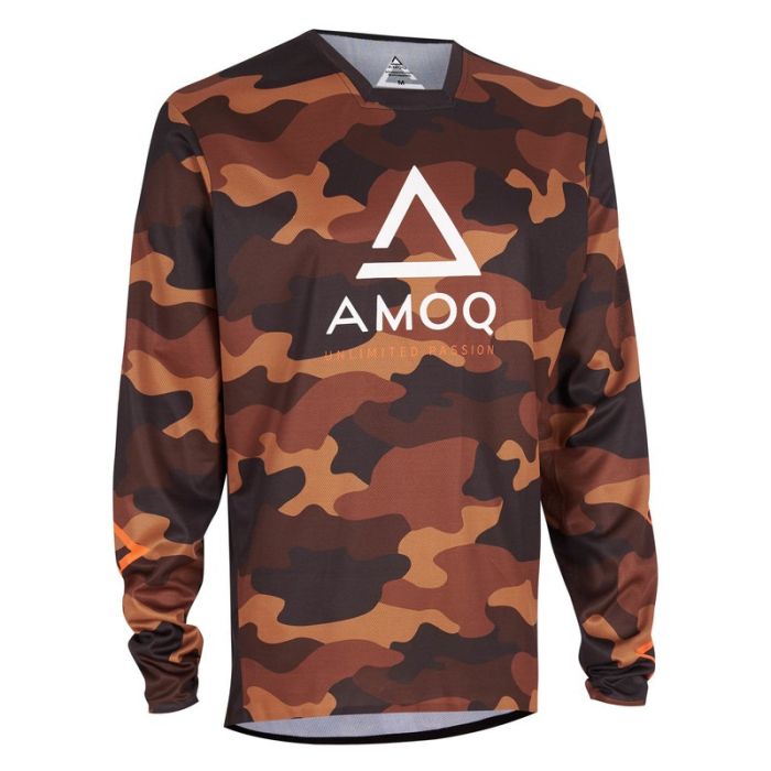 AMOQ Ascent Comp Jersey Brown Camo