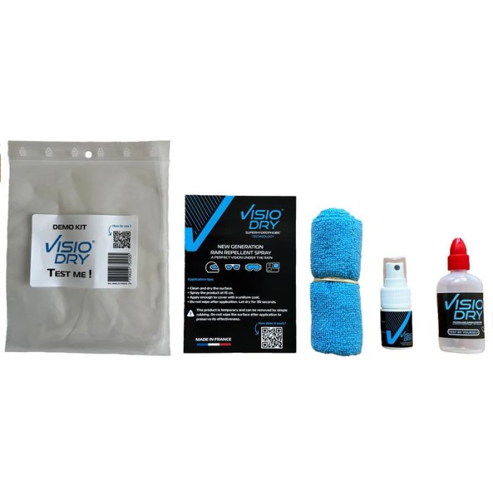VISIODRY demo kit Superhydrophobic anti-rain AEROSOL 35 mL