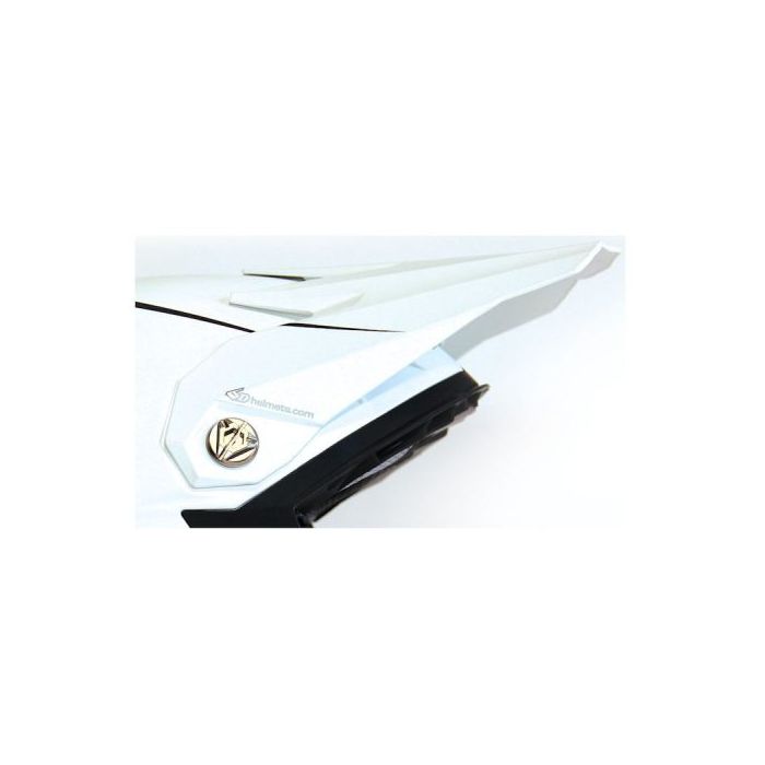 6D ATR-1 Visor Stealth White Matte