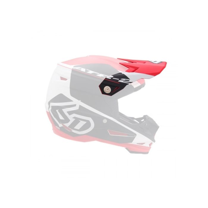 6D Helmet ATR-2 Visor Shadow Red/Black