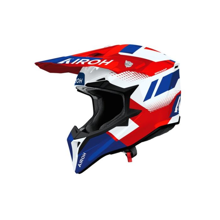 Airoh Helmet Wraaap Vision Red/White/Blue