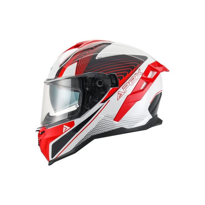 APEX Helmet FI200 Madrid white/red