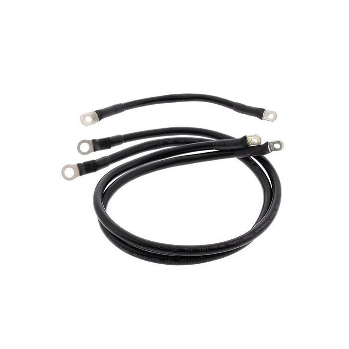 All balls-Battery Cable Kit Black