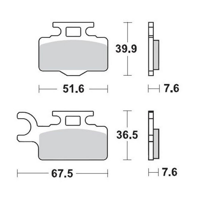 MMT Nitro Brake Pad Front KX65 00-.. RM65 03-..