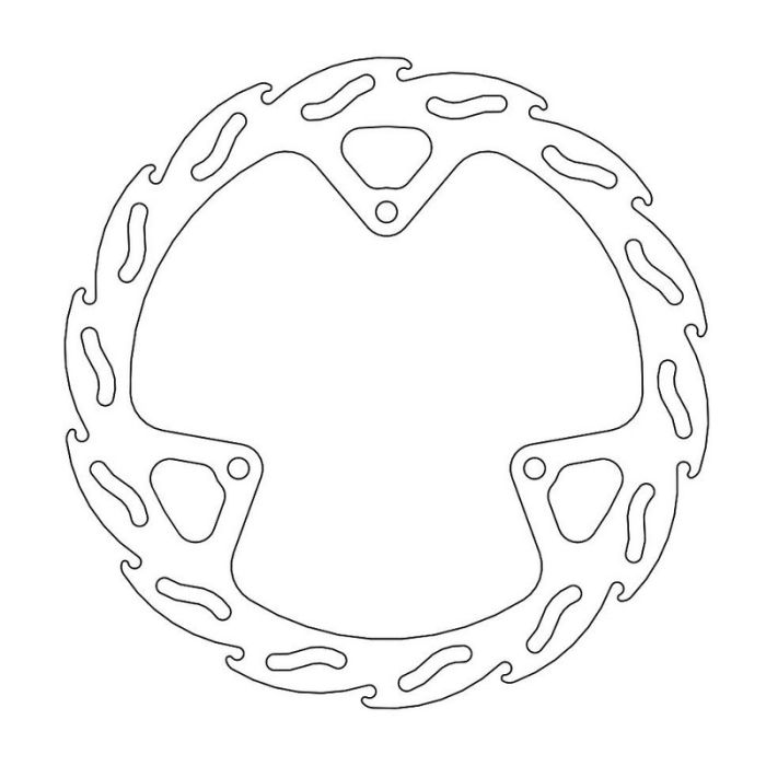 MMT Brake Disc Front Flame SX65 00-.. TC65 17-.. - 198MM