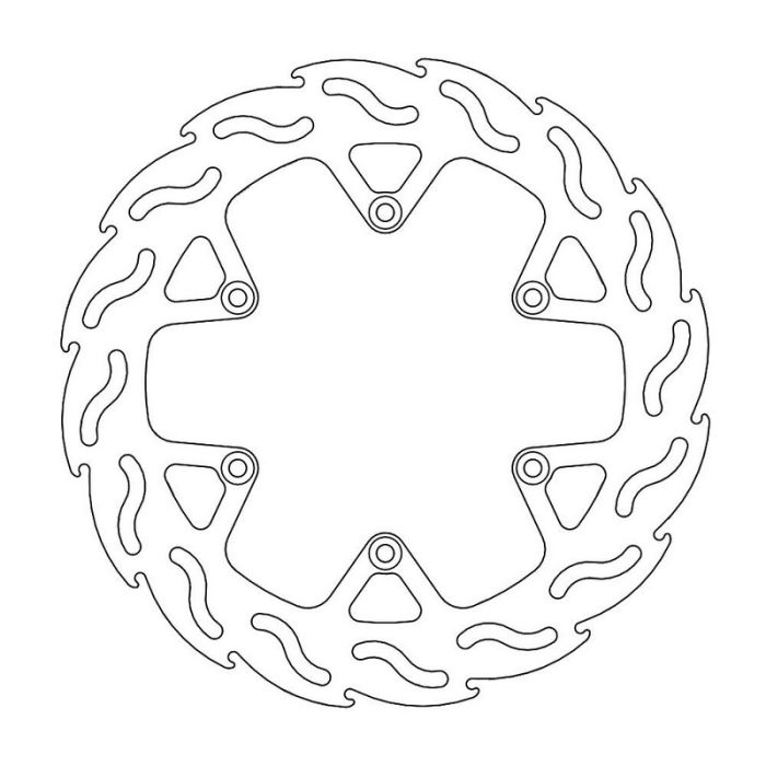 MMT Brake Disc Rear Flame KTM 690SM 990Adventure - 240MM