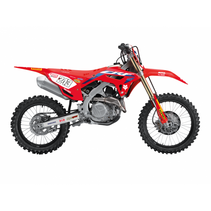 Blackbird Decal Kit + Seatcover Factory HRC CRF 22