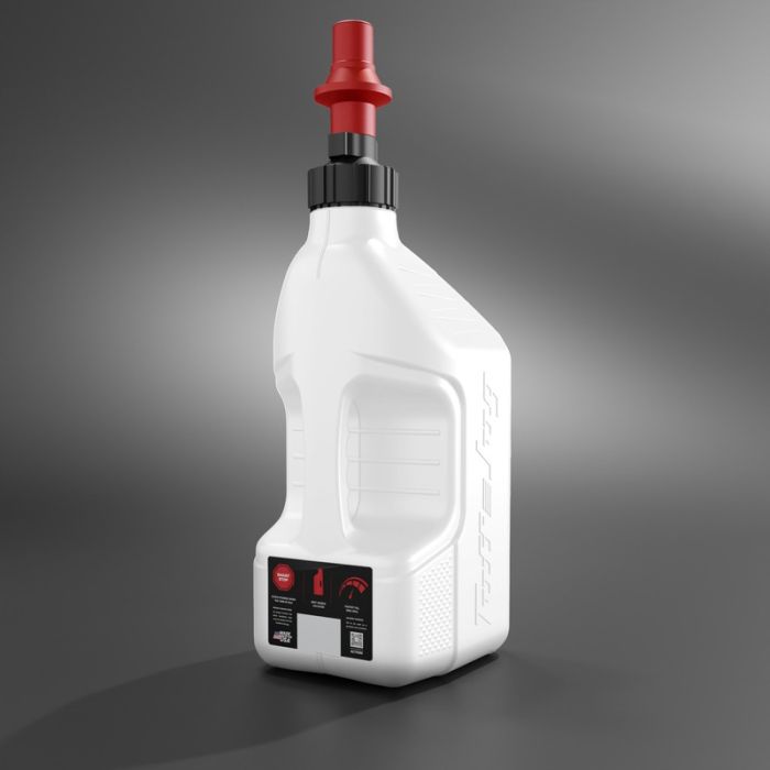 Tuff Jug 10L White w/ Red Ripper Cap