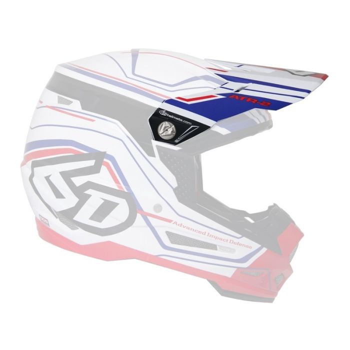 6D ATR-2 Visor Circuit White
