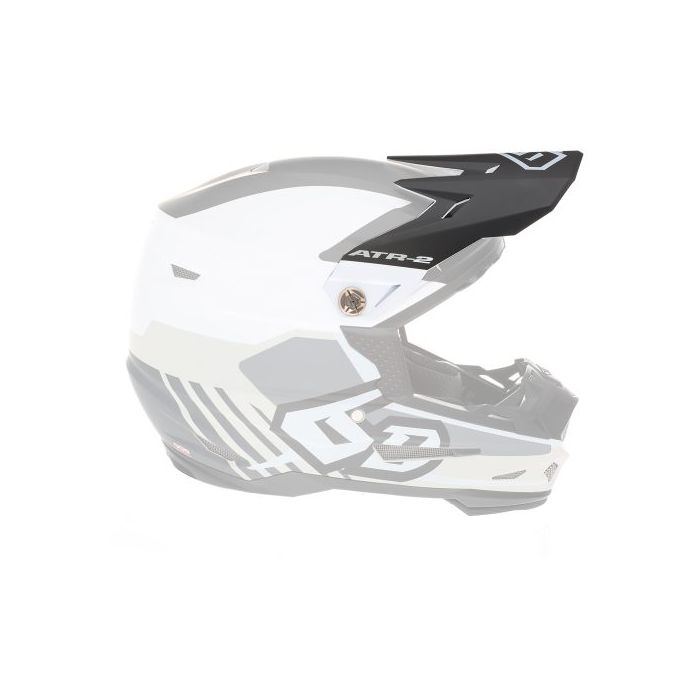 6D ATR-2Y Youth Helmet Visor Target White