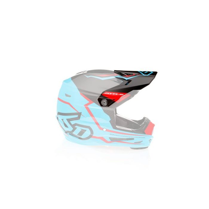 6D ATR-2Y Youth Helmet Visor Element Cyan