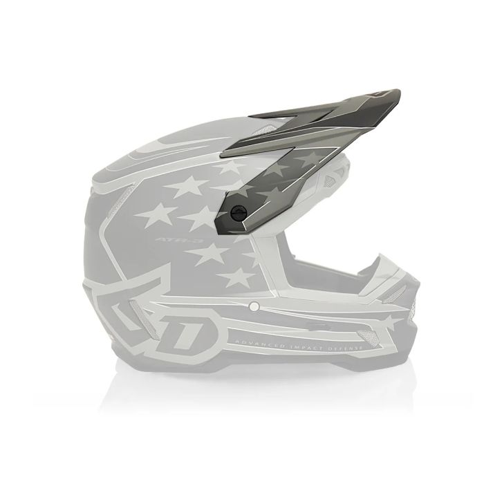 6D Helmet ATR-3 Visor Patriot Matte Black